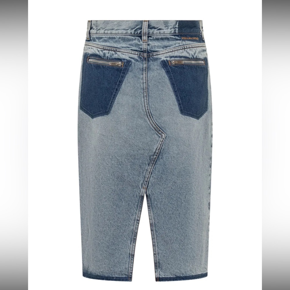 Stella McCartney asymmetrical denim skirt - Picture 2 of 12